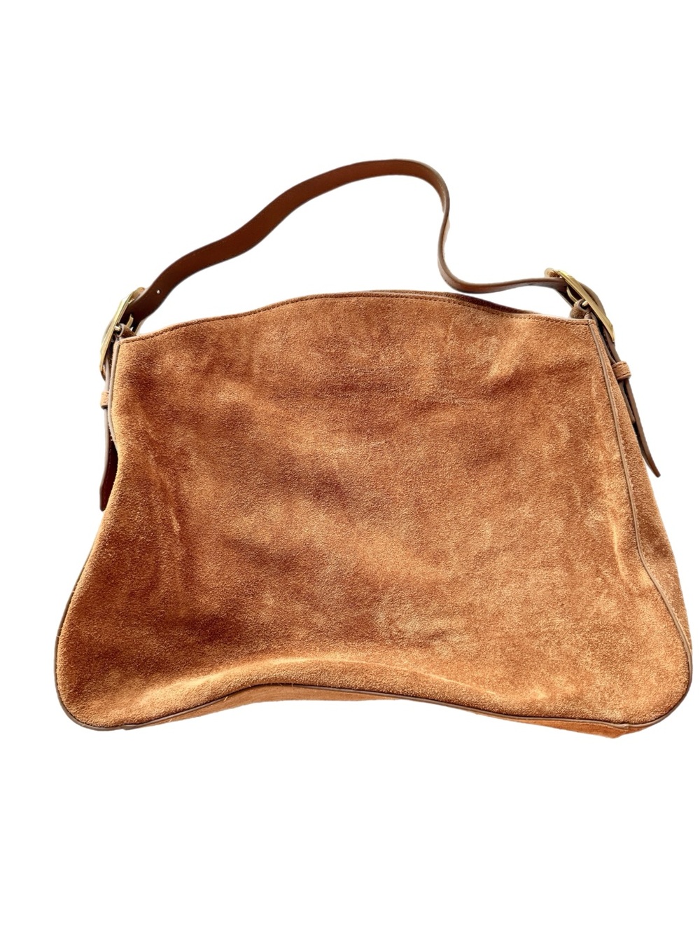 J Crew Camel Color Suede Shoulder Bag - Picture 4 of 10